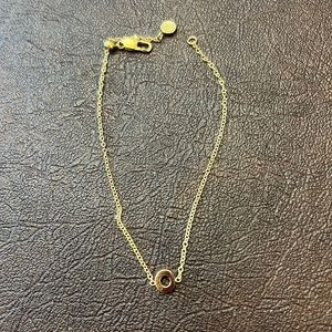 Abbot Lyon letter O adjustable bracelet